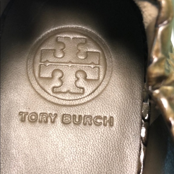 Tory Burch Snakeskin Print Flats - Picture 5 of 6